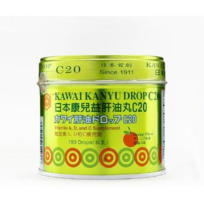 Kawai Kanyu Drops C20 Vitamin A, D and C - E77-solstice-KWC20(orange flavor)