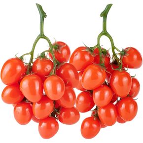 PH PandaHall 2 حزمة طماطم الكرز الاصطناعية الفاكهة الاصطناعية محاكاة واقعية الطماطم الطماطم الحمراء الاصطناعية الديكور الدعائم الفاكهة فو للمنزل مطبخ مجلس الوزراء حزب التظاهر الدعامة