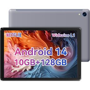 Android Tablet, 10.1 inch Tablets with 1280 * 800 IPS HD Touchscreen, Octa-Core Processor, 8GB RAM 128GB ROM, 1TB TF Card Expandable, 5G/2.4G WiFi, BT 5.0,Dual Camera, 2024 US Version