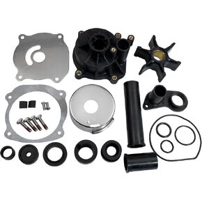 5001595 Water Pump Impeller Repair Kit with Housing Compatible with Johnson Evinrude O-M-C 75 90 105 115 120 130 135 140 150 175 200 225 250 HP V4 V6 V8 Outboard Boat Motor Replacement for 435929