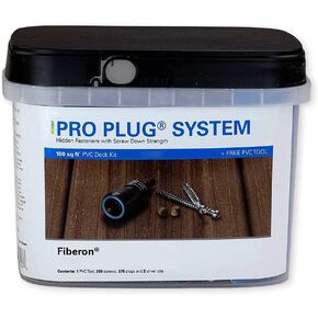 Starborn Pro Plug System for Fiberon Cottage Decking - 100 Square Feet - Epoxy #10 x 2-3/4" Screws