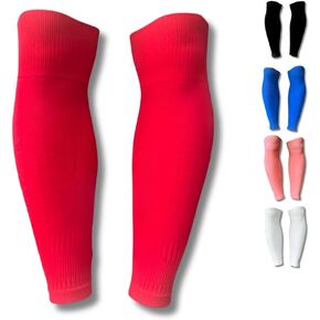 LEG SLEEVE for Soccer, Football,Hockey, Basketball, Rugby, Grip Sock Accessory, Shin Guard Compress,colors. Men, kids
