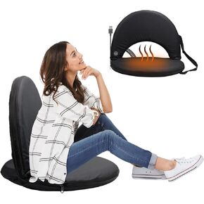 Stadium seat chairs, Portable Recreation Recliner. Beach chairs, Boating chairs, Floor chairs, Foldable extra thick comfort cushions, Reclining back support,shoulder straps & storage bag