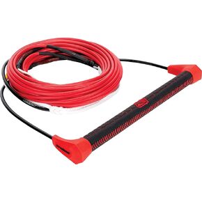Proline by Connelly 75' LGS Wakeboard Rope and Handle Package, Dyneema Line, Suede Stitched Handle, Red (84210009)