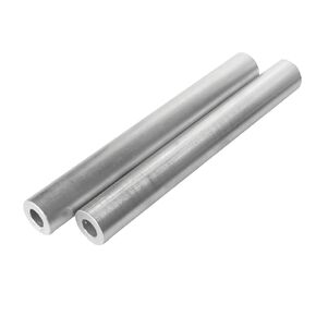 MetalSpacersOnline 6061 أنبوب ألومنيوم دائري 1 بوصة OD × .4 بوصة معرف 8 بوصة أنابيب مستقيمة طويلة غير ملحومة DIY (عبوتان)