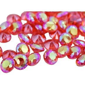 Allstarco 100PCS 18x13mm Emerald Cut Decorating Gems AB Coating for Table Scatter Wedding Decorations Vase Fillers
