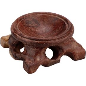 Wood Base Display Stand for Crystal Ball Wooden Crystal Ball Display Stand Base Sphere Globe Round Decorative Holder for Home Office Desktop Decoration(Yellow 6cm) in Kuwait