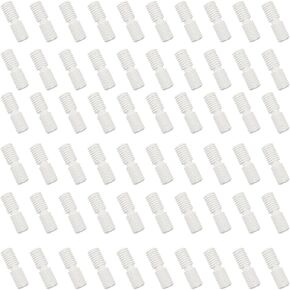 Nylon Dowel Pin TAODAN 100PCS M8 x 28 mm Dowel Pins for Cabinet Bookcase Furniture Shelf Pegs