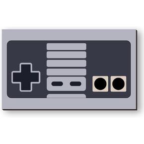 Gaming Wooden Door Sign for Little Gamer Boy Room Decor - Game Console Hanging Wall Art for Kids - Hanging Wall Art for Kids Bedroom Nursery Playroom Decorations
