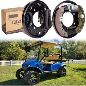 10L0L Golf Cart EZGO Brake Assembly,Rear Brake Cluster Driver Side+Passenger Side fits EZGO 1996-UP PDS&TXT RXV&Medalist,Yamaha G14-G22 Models,OEM:70998-G02/70998-G01,JN6-F7290-03-00/JN6-F7280-03-00