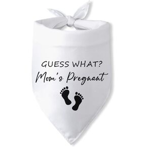 Baby Announcement Dog Bandana Baby Coming Soon Dog Bandana Gender Reveal Dog Baby Announcement Triangle Bibs Scarf Accessories for Small Medium Dogs Pets