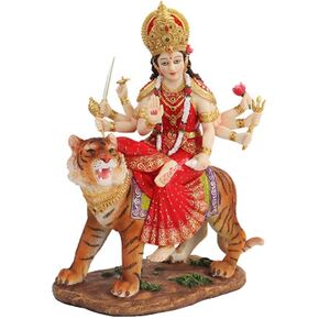 PTC 8.5 Inch Durga Mythological Indian Hindu Goddess Statue Figurine