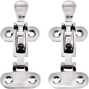 Marine Boat Lockable Latch ，316 Stainless Steel Marine Hold Down Clamp Ant-Rattle Locker Hatch Hardware Dinghy Boats Yacht