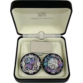Mother of Pearl Golf Ball Marker with Magnetic Hat Clip Decorative Premium Design Noble Gift Collection