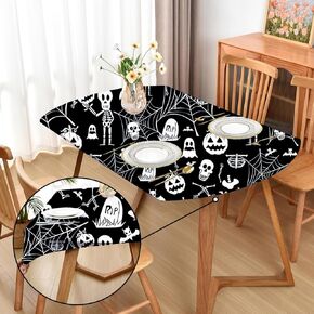 Thanksgiving Chair Slipcovers Set of 2 Kitchen Armless Dining Chair Cover Fitted Stretch Fabric Washable Protector Friends Giving Party Blue Pumpins