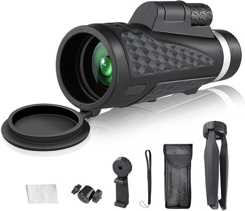 12x42 Binoculars for Adults High Powered with Phone Adapter and Upgraded Tripod, Waterproof Binoculars for Bird Watching Hunting Travel Hiking in Kuwait