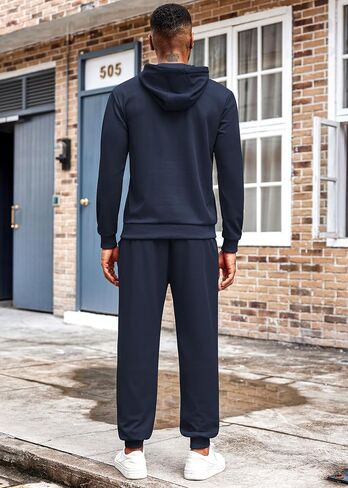 COOFANDY Men's Tracksuit 2 Piece Hoodie Athletic Sweatsuits Casual Jogging Suit Sets in Saudi Arabia