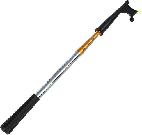 KOMCLUB خطاف قارب تلسكوبي لرسو السفن 3.7ft-11.75ft تمديد القطب هوك دفع عصا للقارب مقبض مطاطي غير قابل للانزلاق متين مقاوم للصدأ مقاوم للصدأ متعدد الوظائف قابل للاستبدال رأس دفع القطب in Saudi Arabia