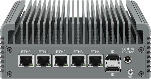 Firewall Appliance Mini PC, Intel Celeron N305 Quad Core 6xIntel I226 2.5G Ethernet VPN Router PC AES-NI HDMI*2 NO RAM NO SSD in Saudi Arabia