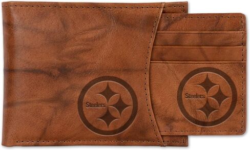 NFL Football Genuine Leather Slider Wallet - 2 Gifts in One in Saudi Arabia