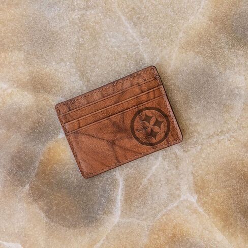 NFL Football Genuine Leather Slider Wallet - 2 Gifts in One in Saudi Arabia