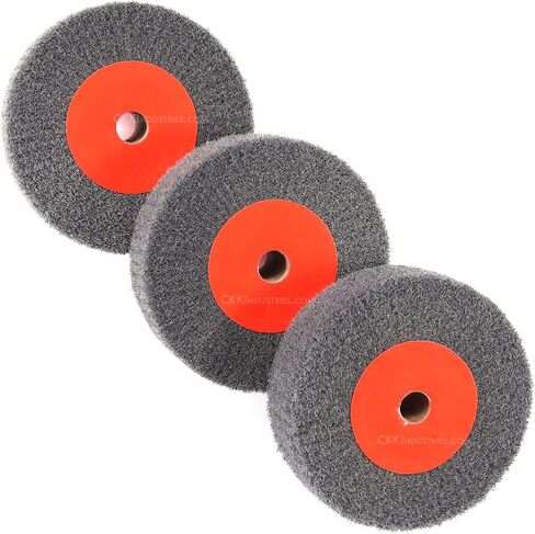 Abrasive Wheels - 3 Wheel Pro Combo Kit - (6.0 Dia. x 0.50 Thickness) - (400, 600, 800 Grits) in Kuwait
