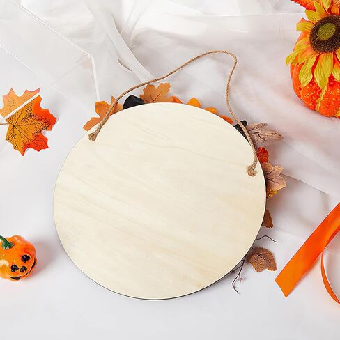 سقوط علامة ترحيب للباب الأمامي - 12 بوصة الخريف خشبية معلقة علامة سقوط أكاليل الباب مع أوراق القيقب الاصطناعية اليقطين لشرفة المزرعة عيد الهالوين عيد الشكر حصاد ديكور جدار المنزل in Kuwait