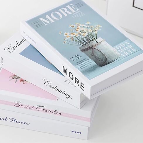 4 قطع كتب مزيفة للديكور ودعائم التصوير الفوتوغرافي، كتب زخرفية فاخرة وحديثة مزيفة لأرفف ديكور المنزل، ديكور أنيق لطاولة القهوة، كتب مكدسة للديكور in Kuwait