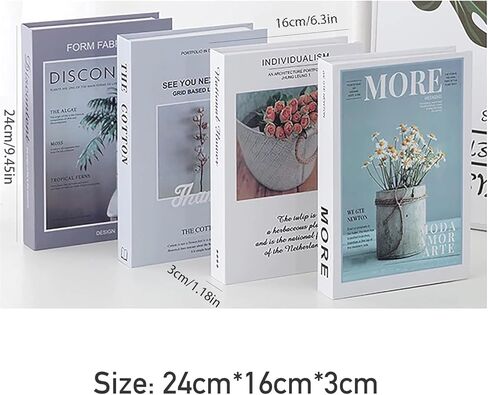 4 قطع كتب مزيفة للديكور ودعائم التصوير الفوتوغرافي، كتب زخرفية فاخرة وحديثة مزيفة لأرفف ديكور المنزل، ديكور أنيق لطاولة القهوة، كتب مكدسة للديكور in Kuwait