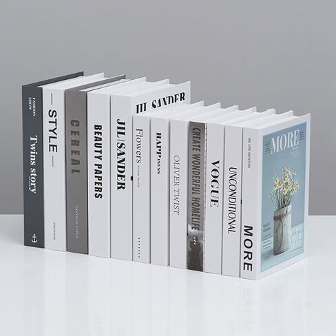 4 قطع كتب مزيفة للديكور ودعائم التصوير الفوتوغرافي، كتب زخرفية فاخرة وحديثة مزيفة لأرفف ديكور المنزل، ديكور أنيق لطاولة القهوة، كتب مكدسة للديكور in Kuwait