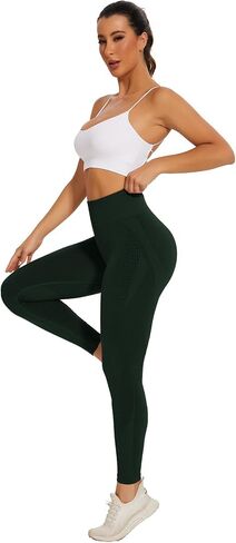 SEASUM Amplify Contour Leggings Women Seamless Scrunch Workout Back Butt High Waisted Tummy Control Gym Yoga Pants in Saudi Arabia