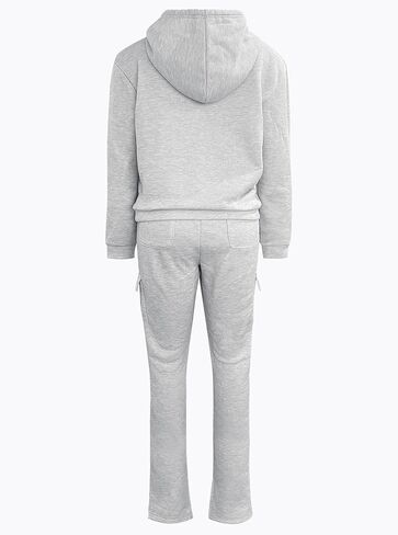 مجموعة ملابس نسائية من قطعتين من LovelyWholesale بأكمام طويلة وقلنسوة ومجموعة بدلة رياضية للركض in Kuwait