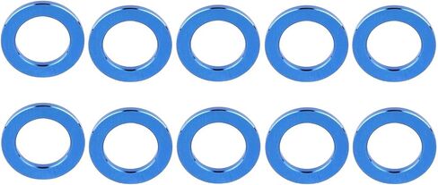 Titanium Flat Washer for M8 M10 Bolt Screw Washer Pack of 10 (Ranibow, M8) in Kuwait