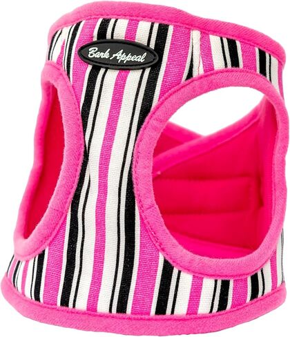 Bark Appeal Pink Hibiscus Step-in Dog Harness for Small-Medium Pets – Updated Sizing, Re-Measuring is Essential – Soft Vest Harness – Anti-Choke with Adjustable Strap & Heavy Duty Clip – XL in Kuwait
