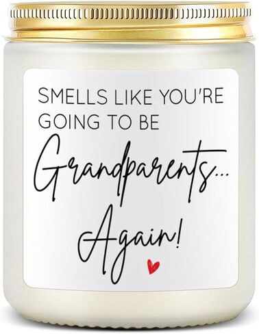 Pregnancy Announcement for Grandparents Baby Announcements Ideas Grandma Again Announcement Gifts Pregnancy Reveal to Parents Baby Reveal Gifts for Grandparents Scented Candles in Saudi Arabia