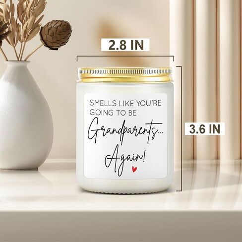 Pregnancy Announcement for Grandparents Baby Announcements Ideas Grandma Again Announcement Gifts Pregnancy Reveal to Parents Baby Reveal Gifts for Grandparents Scented Candles in Saudi Arabia
