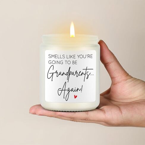 Pregnancy Announcement for Grandparents Baby Announcements Ideas Grandma Again Announcement Gifts Pregnancy Reveal to Parents Baby Reveal Gifts for Grandparents Scented Candles in Saudi Arabia