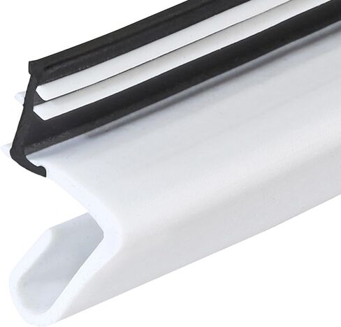M-D Building Products 43346 81 in. White Premium Rubber Platinum™ Top and Sides Door Seal for Doors with Kerf/Channel in Saudi Arabia