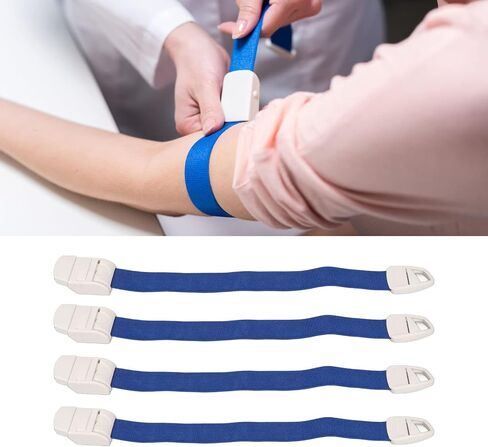 Buckle Elastic Tourniquets, 4pcs Buckle Elastic Tourniquet Emergency Adjustable Band Hemostatic First Aid Quick Release Torniquetes for Drawing Outdoors Sports in Saudi Arabia