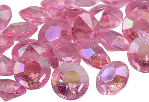 Allstarco 100PCS 18x13mm Emerald Cut Decorating Gems AB Coating for Table Scatter Wedding Decorations Vase Fillers in Saudi Arabia