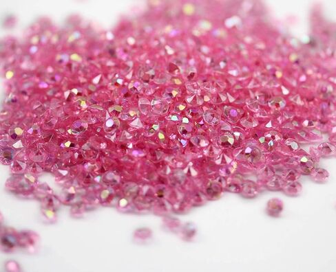 Allstarco 100PCS 18x13mm Emerald Cut Decorating Gems AB Coating for Table Scatter Wedding Decorations Vase Fillers in Saudi Arabia