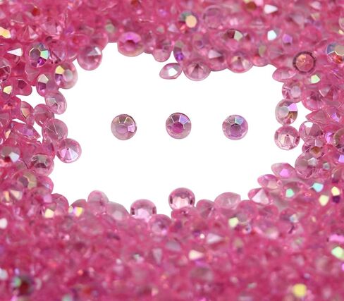 Allstarco 100PCS 18x13mm Emerald Cut Decorating Gems AB Coating for Table Scatter Wedding Decorations Vase Fillers in Saudi Arabia