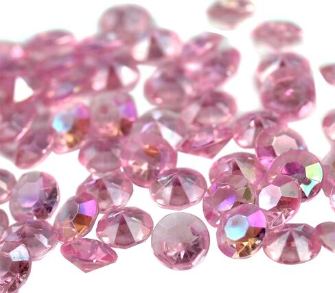 Allstarco 100PCS 18x13mm Emerald Cut Decorating Gems AB Coating for Table Scatter Wedding Decorations Vase Fillers in Saudi Arabia