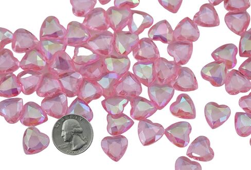Allstarco 100PCS 18x13mm Emerald Cut Decorating Gems AB Coating for Table Scatter Wedding Decorations Vase Fillers in Saudi Arabia