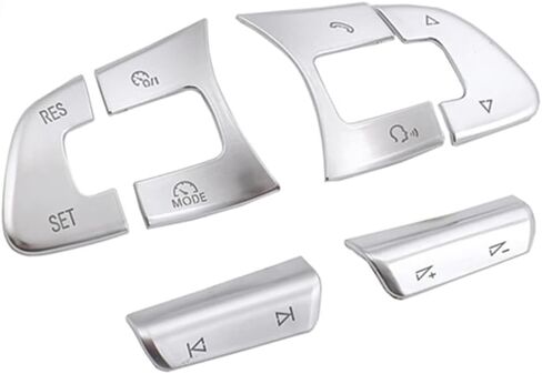 Compatible with VW Volkswagen Golf MK7 Passat B8 Tiguan Arteon Car Steering Wheel Acc Button Switch Volume Button Trim Cover Sticker (Button with CNL Letter) in Saudi Arabia