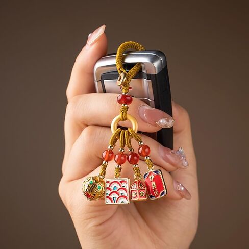 Good Luck Keychain with Good Meaning by the Ancient Cloisonne Enamel craftsmanship Method in Kuwait