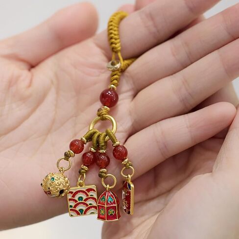 Good Luck Keychain with Good Meaning by the Ancient Cloisonne Enamel craftsmanship Method in Kuwait