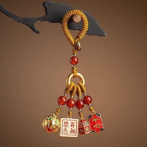Good Luck Keychain with Good Meaning by the Ancient Cloisonne Enamel craftsmanship Method in Kuwait