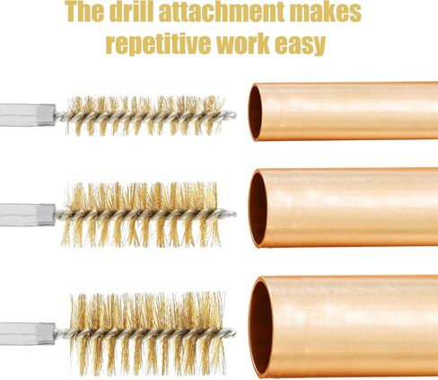 6pcs Copper Pipe Cleaning Brush, 0.47 Inch, 0.75 Inch, 1 Inch Bore Brush for Drill Wire Bore Brush Wire Cleaning Brush for Drill in Saudi Arabia