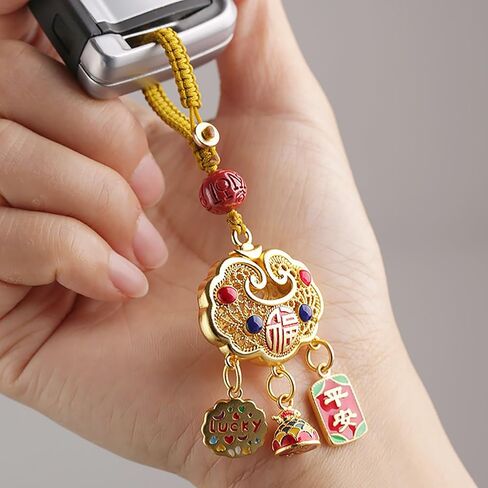 Good Luck Keychain with Good Meaning by the Ancient Cloisonne Enamel craftsmanship Method in Kuwait